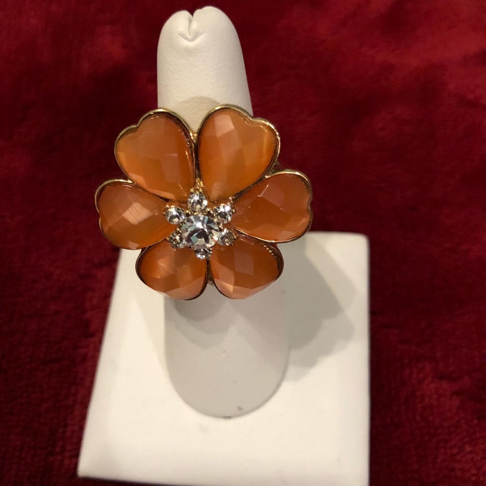 EUC Coral Flower Ring